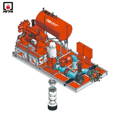 Hệ thống chữa cháy gắn trên bệ đạt chuẩn NFPA20 - CREDO